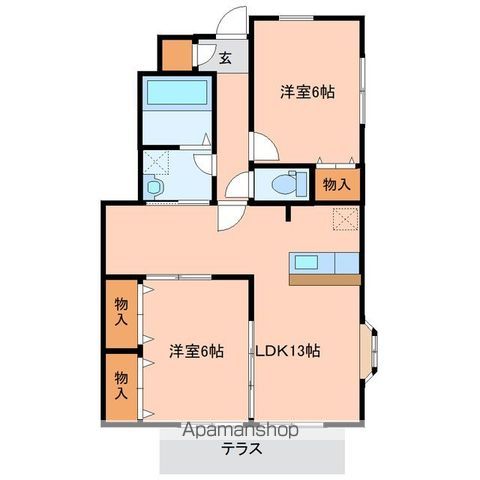 グリーンパークIIの間取り写真