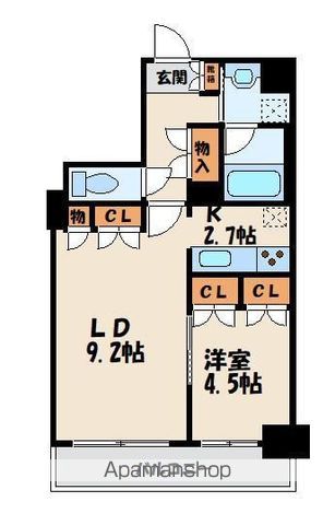 RJRプレシア千早の間取り写真