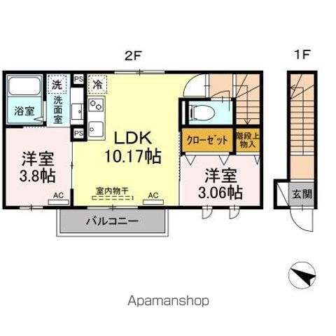 【エクセリア北烏山の間取り】