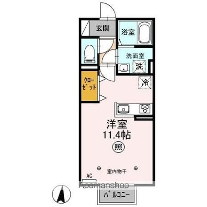 メゾン　グランデ[1R/30.03m2]の間取図