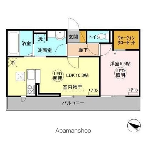 アベニールIIの間取り写真