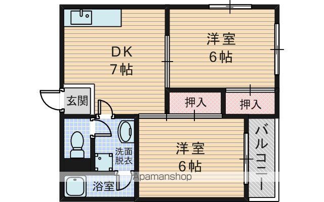 草野マンション21号館の間取り写真
