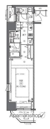 ＺＯＯＭ日本橋馬喰町[1K/33.97m2]の間取図