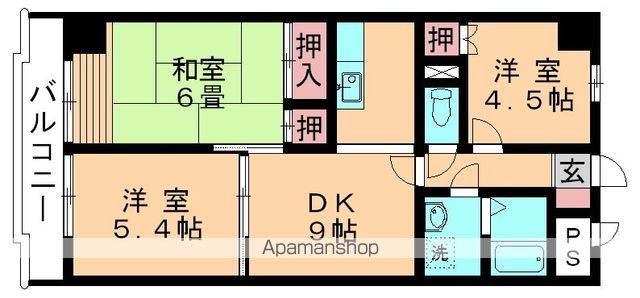 モデラートシティの間取り写真