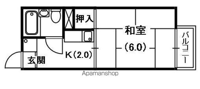 入江ハイツの間取り写真