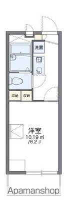 レオパレス清水[1K/19.87m2]の間取図