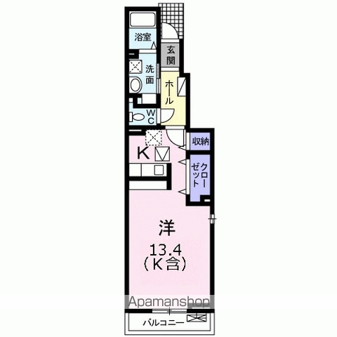 【練馬区豊玉北のアパートの間取り】