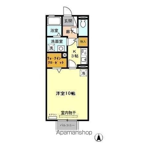 リビングタウンかじま台II Aの間取り写真