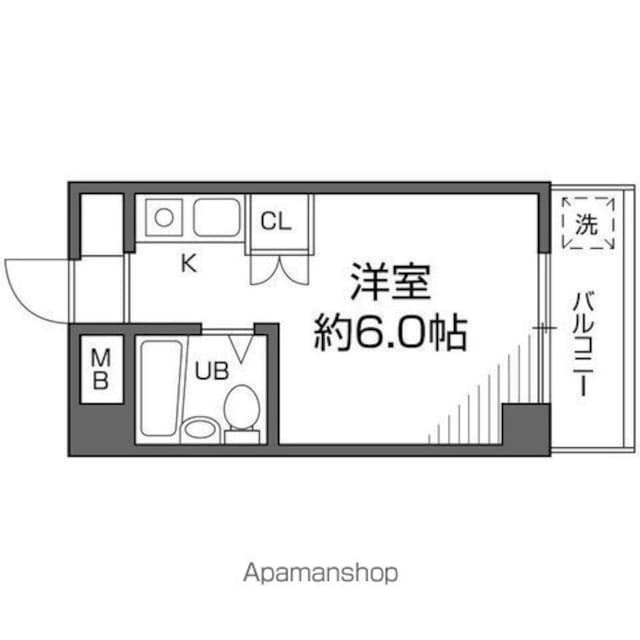 メゾン久我山[1R/16.1m2]の間取図