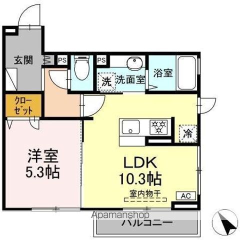 同じ建物の物件間取り写真 - ID:214059709415