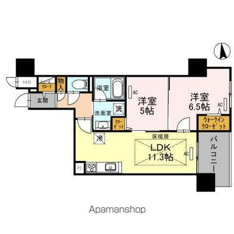 IBC RESIDENCE WESTの間取り写真