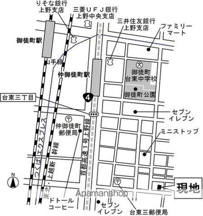 モンレーヴ御徒町[1LDK/40.1m2]の内装2