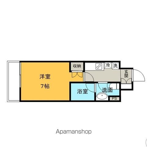 フローライト徳川の間取り写真