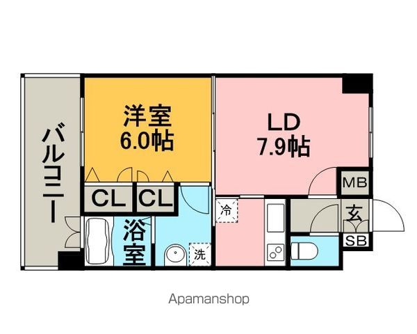 エンクレスト日赤通りの間取り