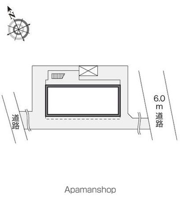 レオパレスイーストヒルズ[1K/19.87m2]の配置図