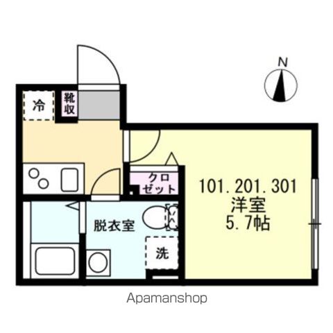 同じ建物の物件間取り写真 - ID:214059631902