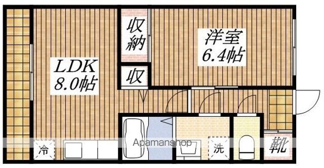 日野市新町のマンションの間取り