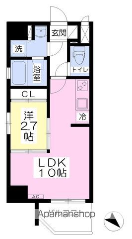 ラフレシーサ天神南の間取り写真