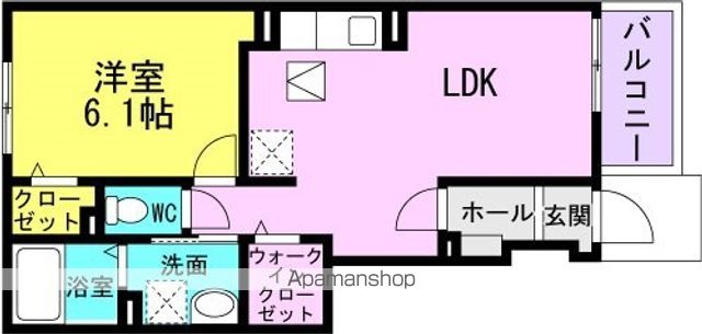 プラシード武庫町の間取り写真