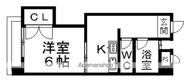 マンション植田の間取り写真