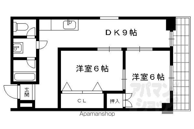 コーポ円座の間取り写真