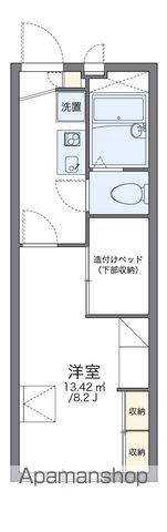 レオパレスナイズ紫竹の間取り写真