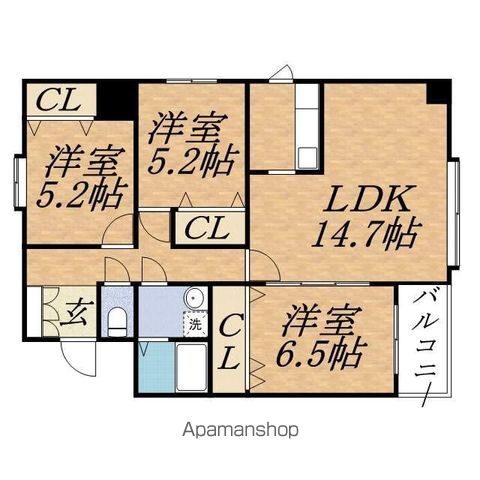 宮の森シャルムいずみの間取り写真