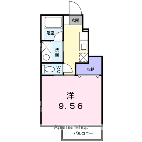 サンフラワーあたごの間取り写真