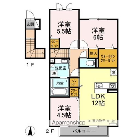 雅 弐番館の間取り写真