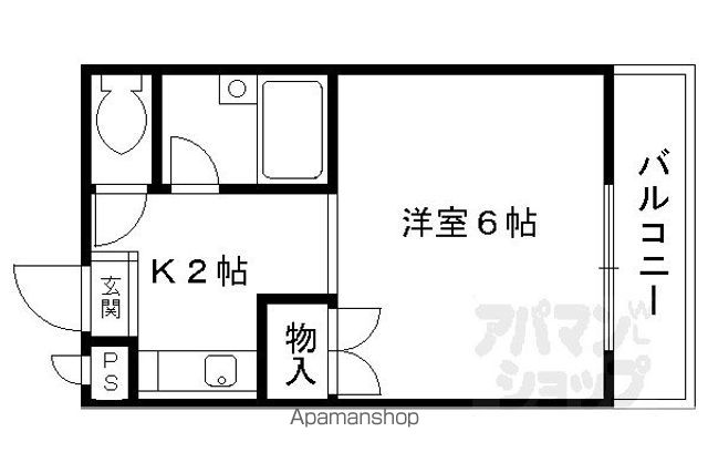 白砂ビルの間取り写真