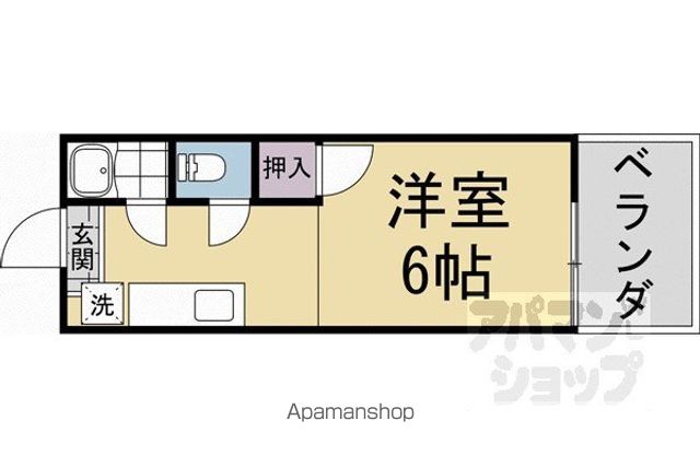 コーポヤシキの間取り写真
