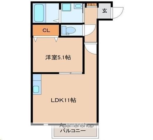 ブラン荒井A棟の間取り写真