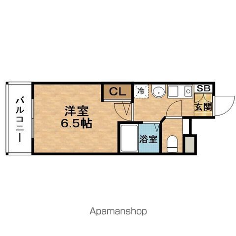 ESLEADHIGASHITEMMADAINIの間取り写真