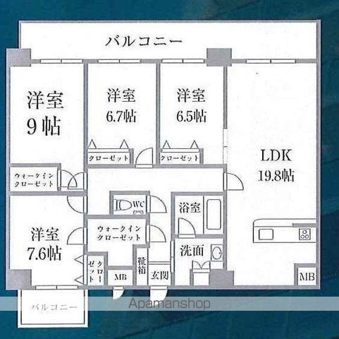 【ＭＯＤＥＲＮ　ＰＡＬＡＺＺＯ大名の間取り】