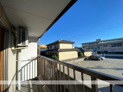 メゾンドゥボヌール[1K/27m2]のバルコニー