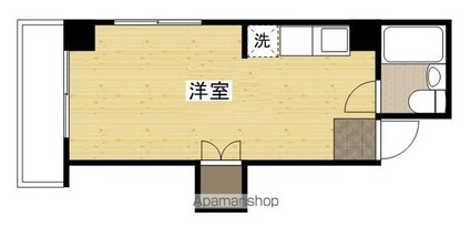 松田ビル[1R/21.33m2]の間取図