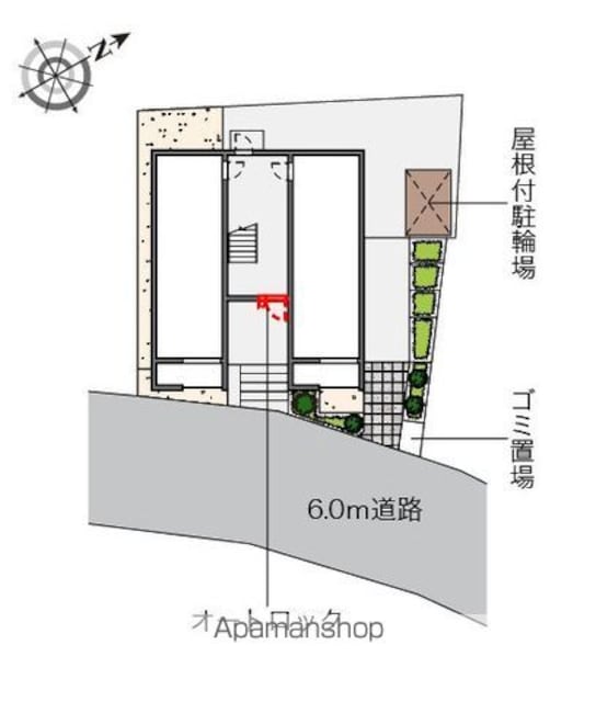 ミランダＫＳＭ　ｉＭＡＴＲＩＸ[1R/29.62m2]の配置図