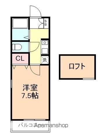 アジュールAの間取り写真