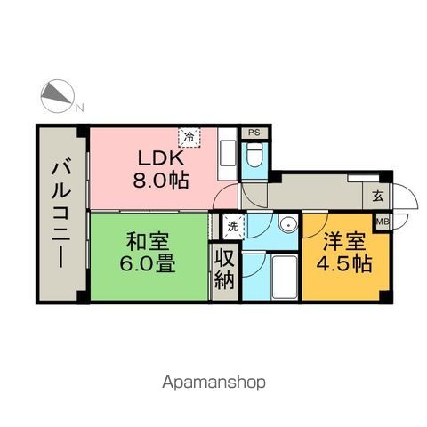 【ベレーザマンション南福岡の間取り】