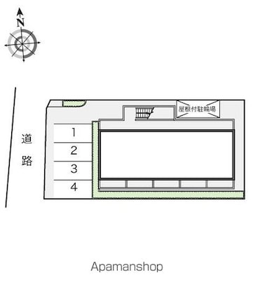 レオパレスサニーコート[1K/23.18m2]の配置図
