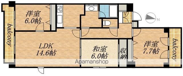 THE RESIDENCE PARK ODORIKOENの間取り写真