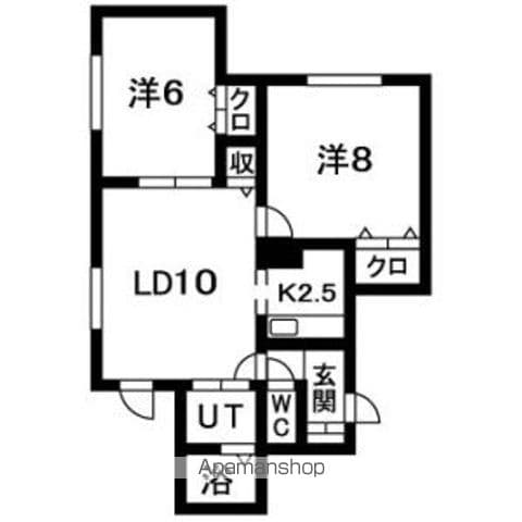 アゼリア札幌東の間取り写真