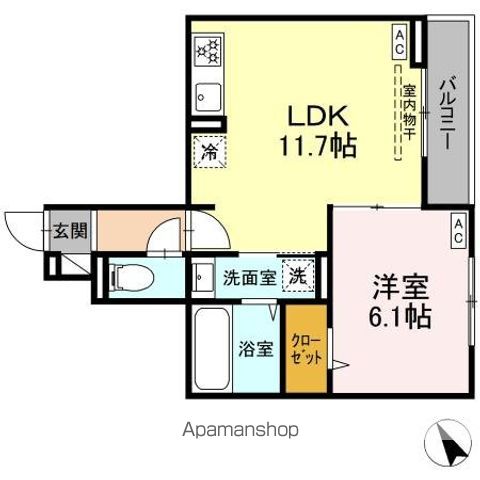 リベラマーロⅣの間取り