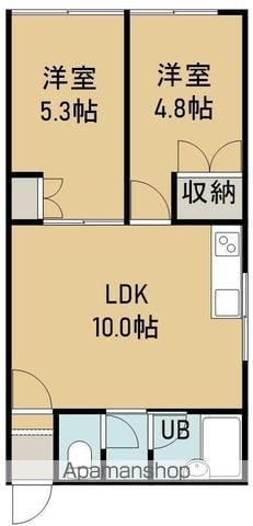 五稜郭パークハイツの間取り写真