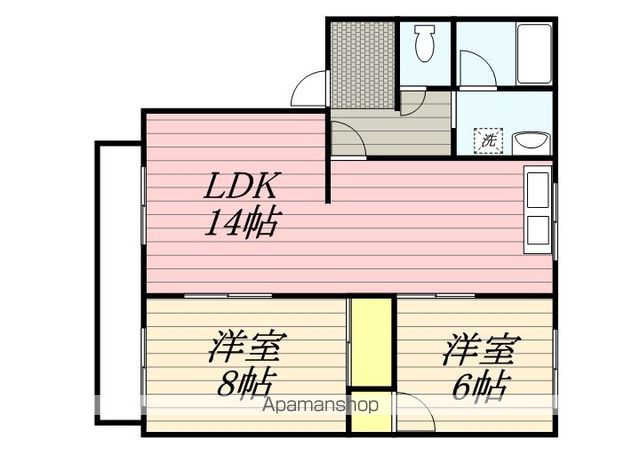 【イージストパレスの間取り】