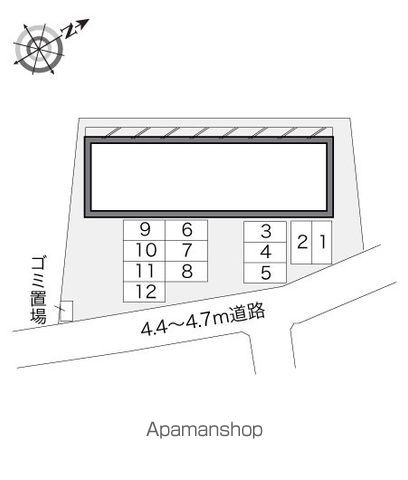 レオパレスＫＡＴＡＨＡＲＡ 102 ｜ 福岡県筑紫野市大字永岡1053-1（賃貸アパート1K・1階・23.71㎡） その12