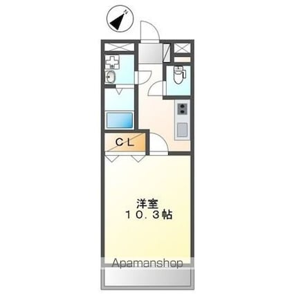 サンレジデンス[1K/29.75m2]の間取図