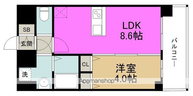 プレサンスOSAKA姫里ヴィオンの間取り写真