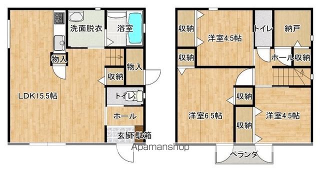 シンプルライフ平塚の間取り写真