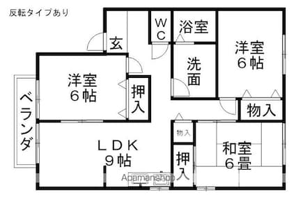 グラース関[3LDK/76.41m2]の間取図